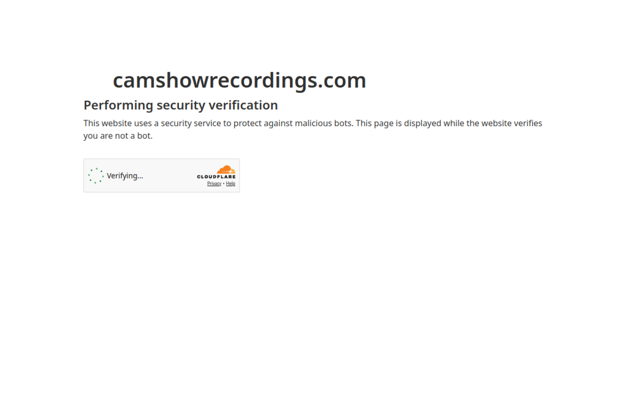 Screenshot of camshowrecordings.com
