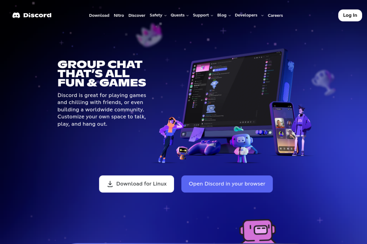 Screenshot of discordapp.com