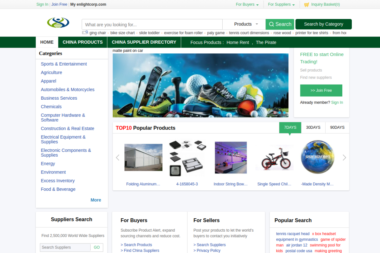 Screenshot of enlightcorp.com