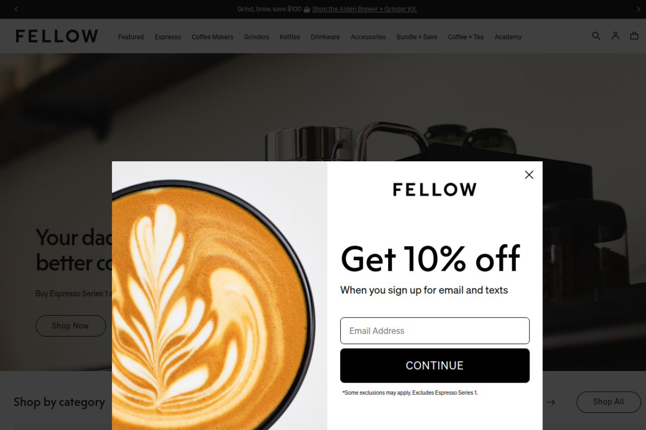 Screenshot of fellowproducts.com