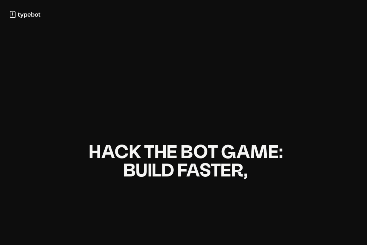 Screenshot of typebot.io