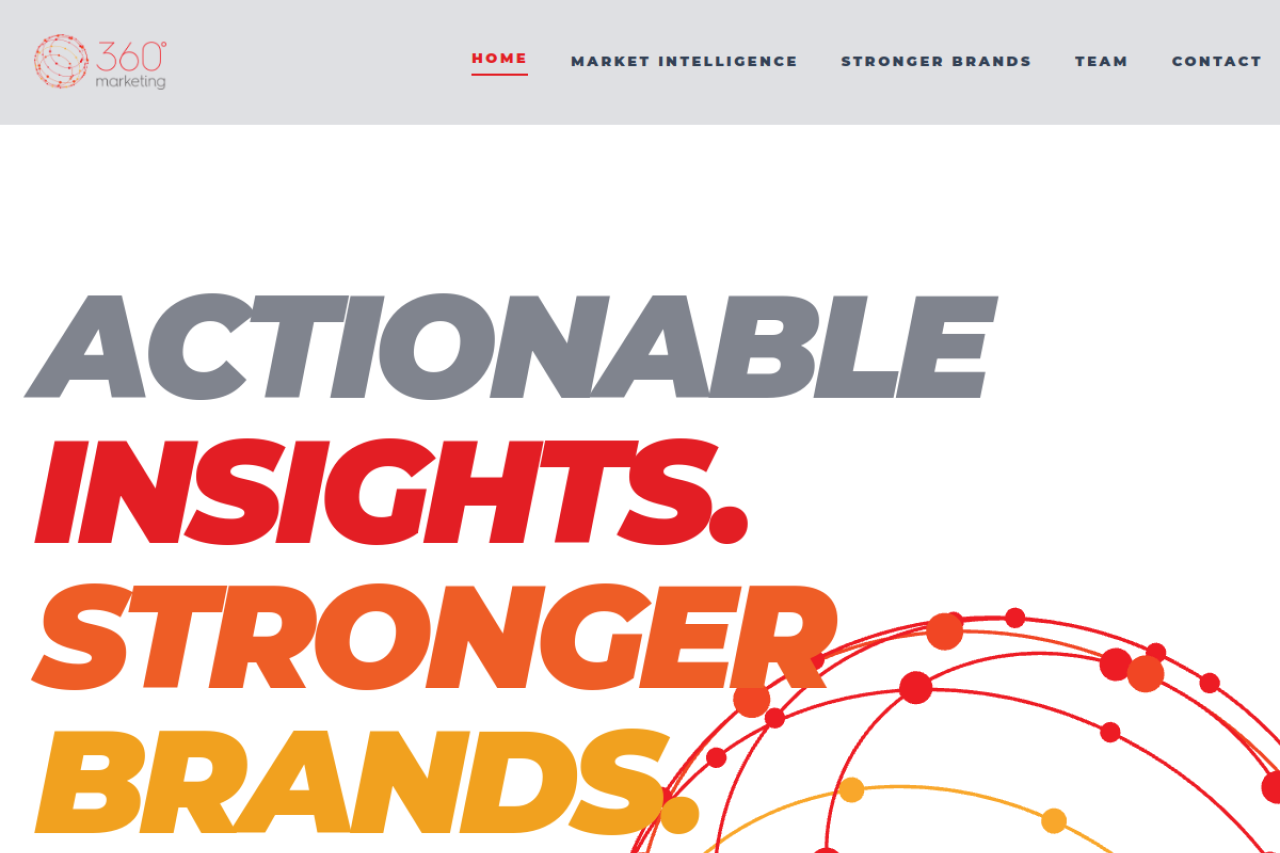 Screenshot of 360marketing.sr