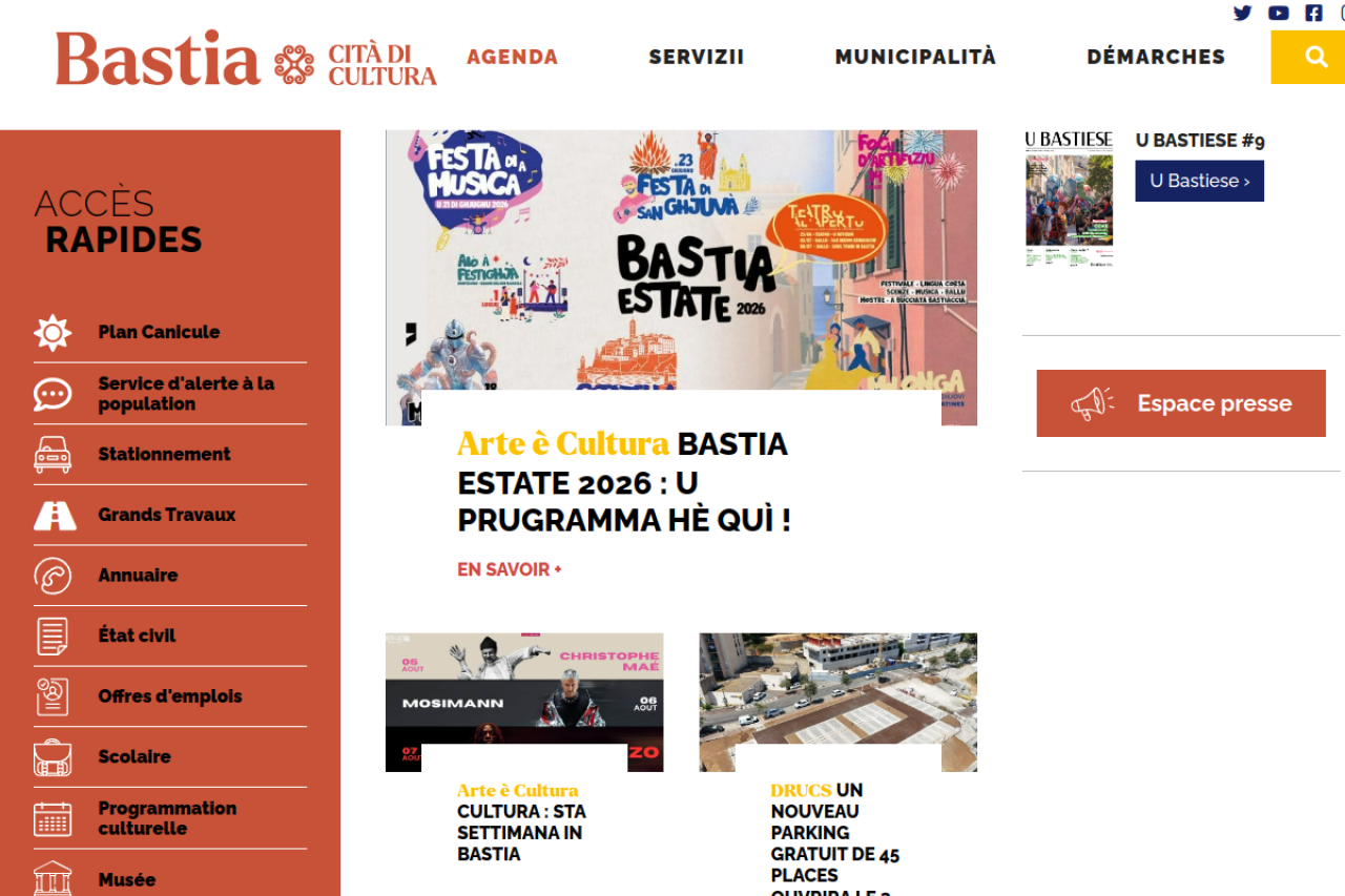 Screenshot of bastia.corsica