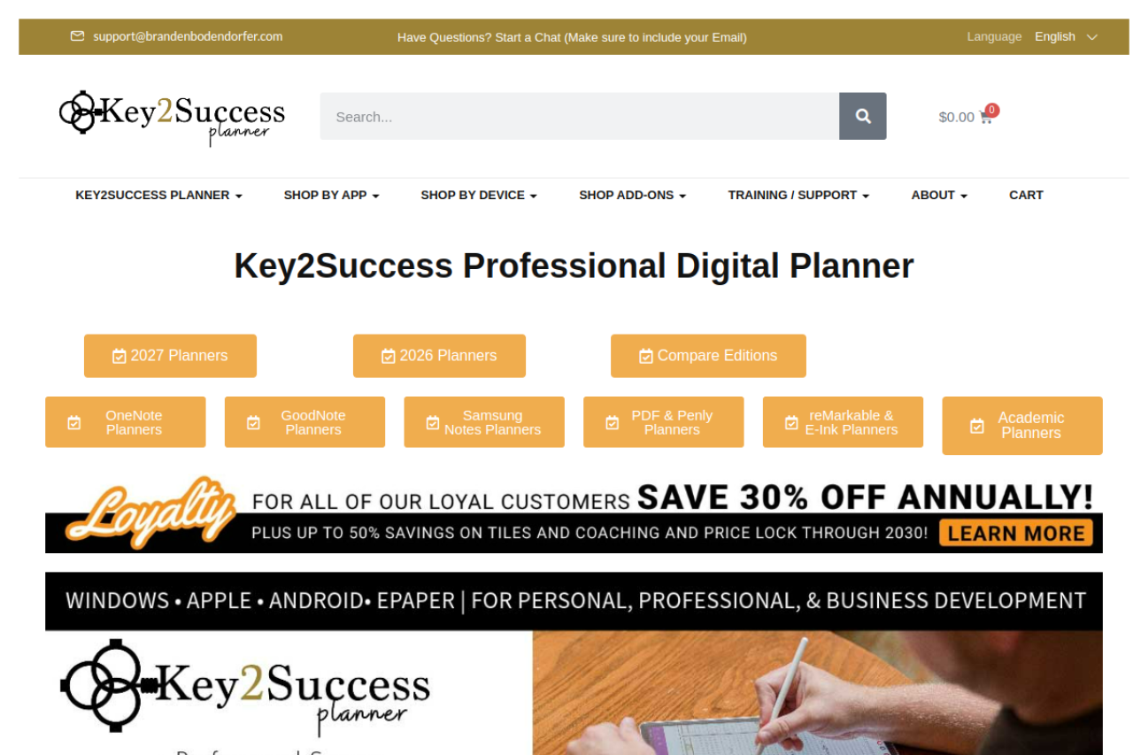 Screenshot of brandenbodendorfer.com