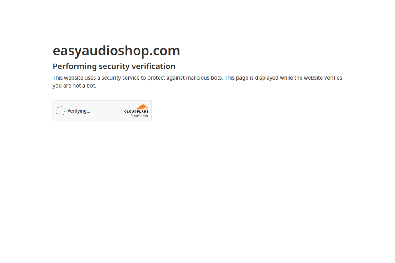 Screenshot of easyaudioshop.com
