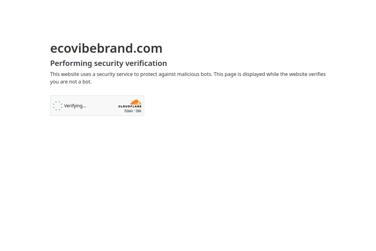 Screenshot of ecovibebrand.com