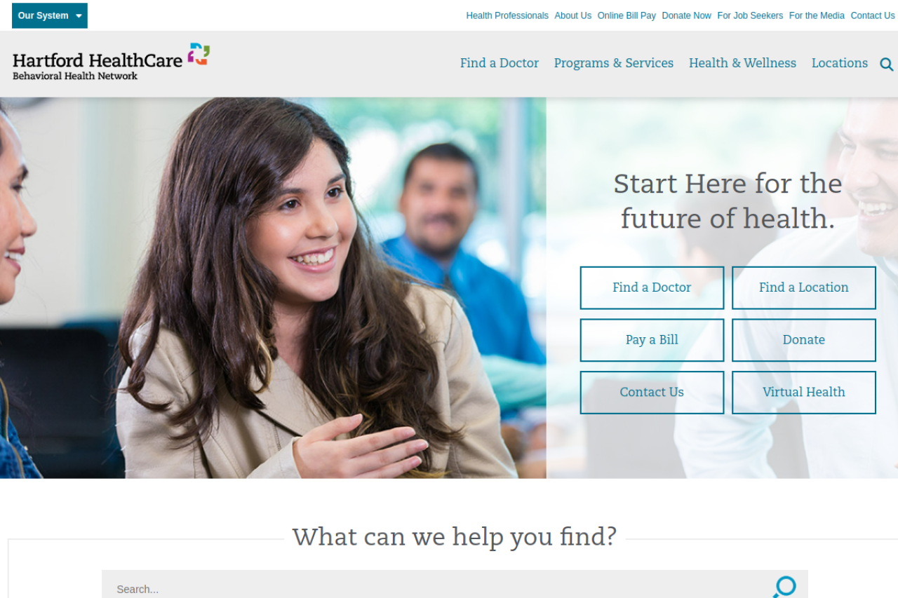 Screenshot of hhcbehavioralhealth.org