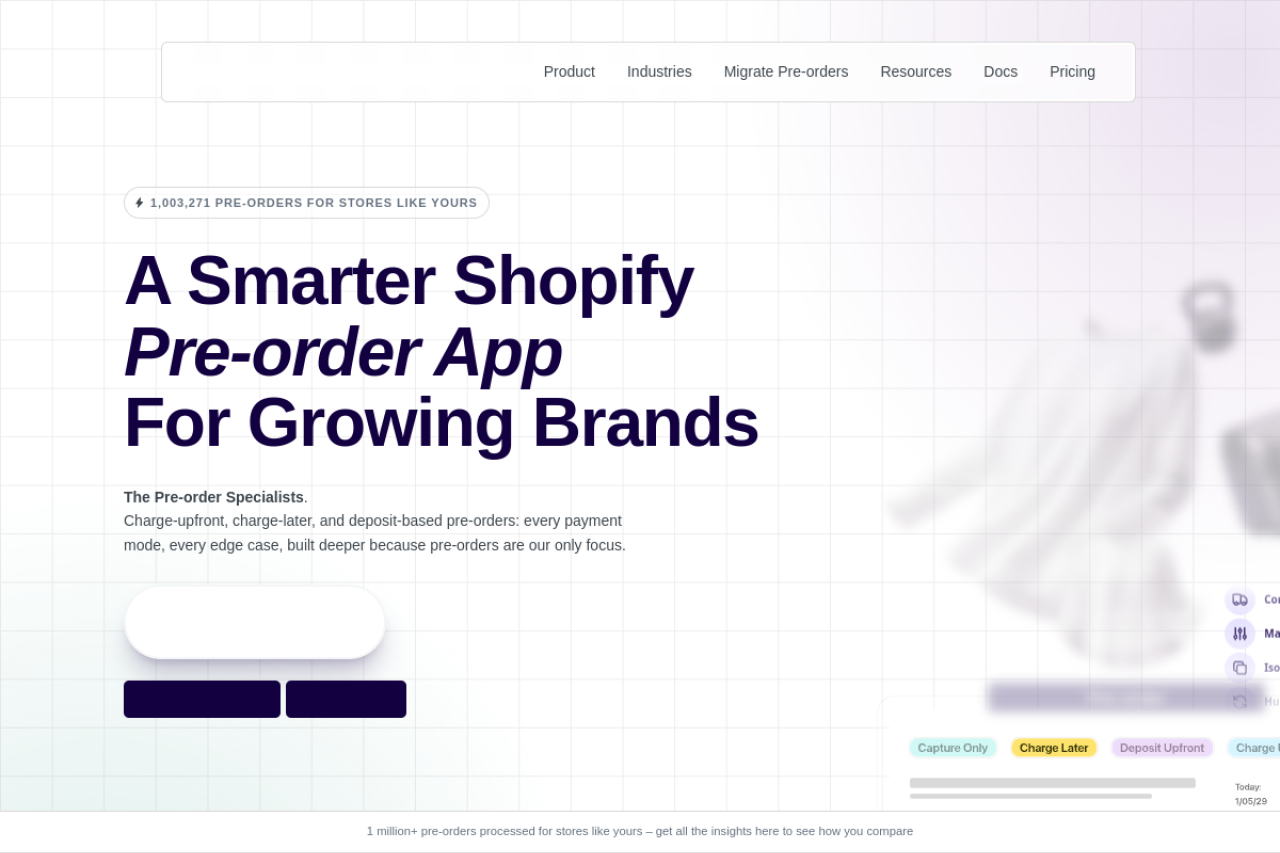 Screenshot of preproduct.io