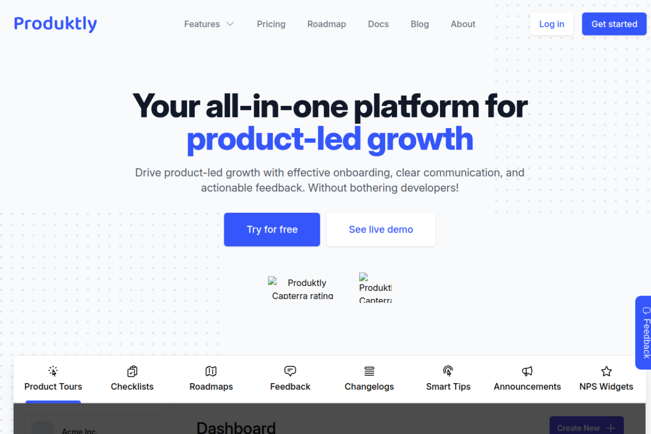 Screenshot of produktly.com
