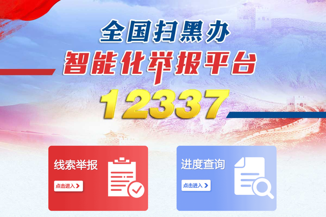 全国扫黑办智能化举报平台