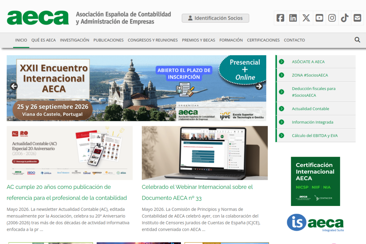 aeca.es screenshot