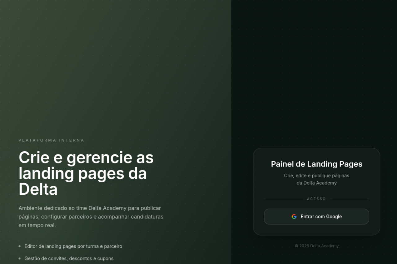 Preview Aplicações Landing Page