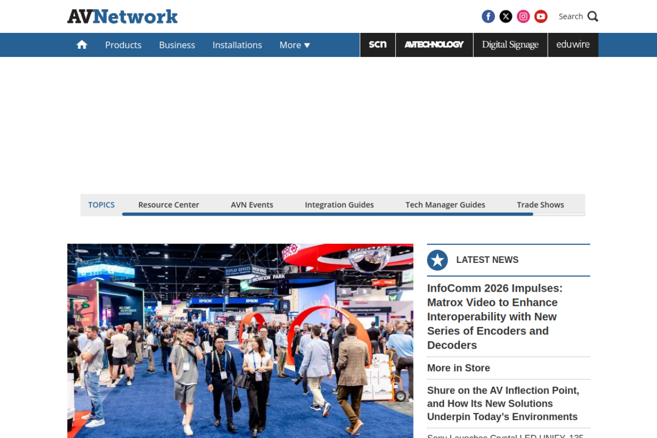 Screenshot of avnetwork.com