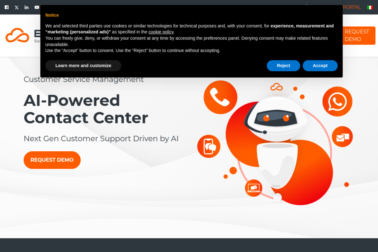 Screenshot of becloudsolutions.com