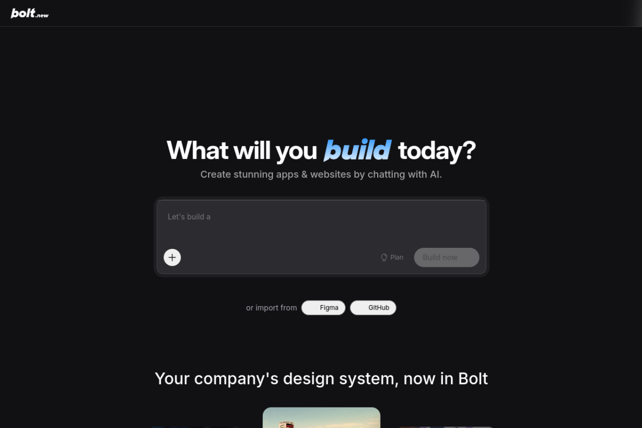 Bolt AI builder