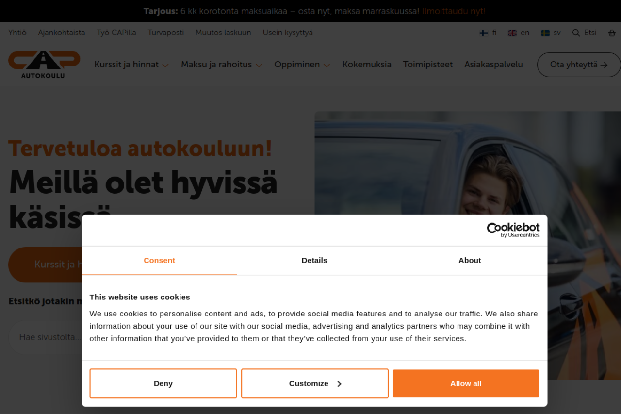 cap.fi screenshot