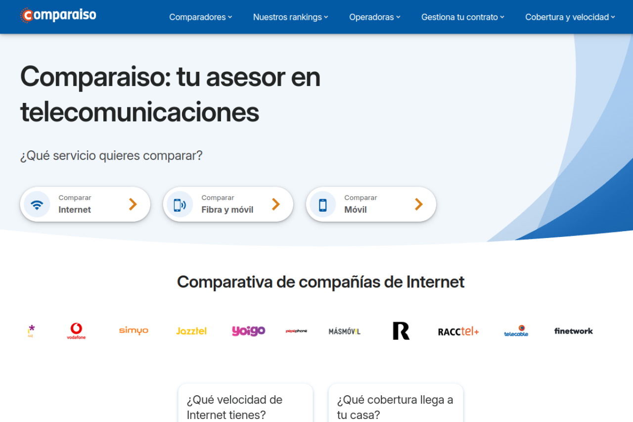 comparaiso.es screenshot