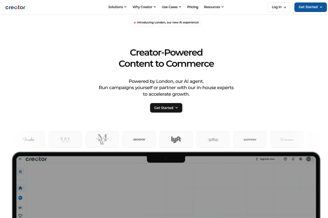 Aperçu de Creator.co