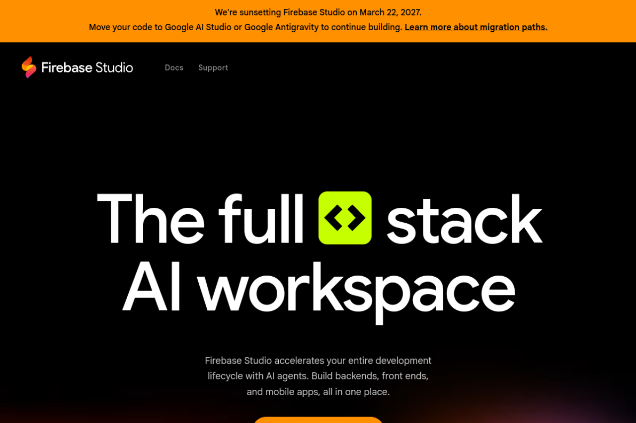 Firebase Studio