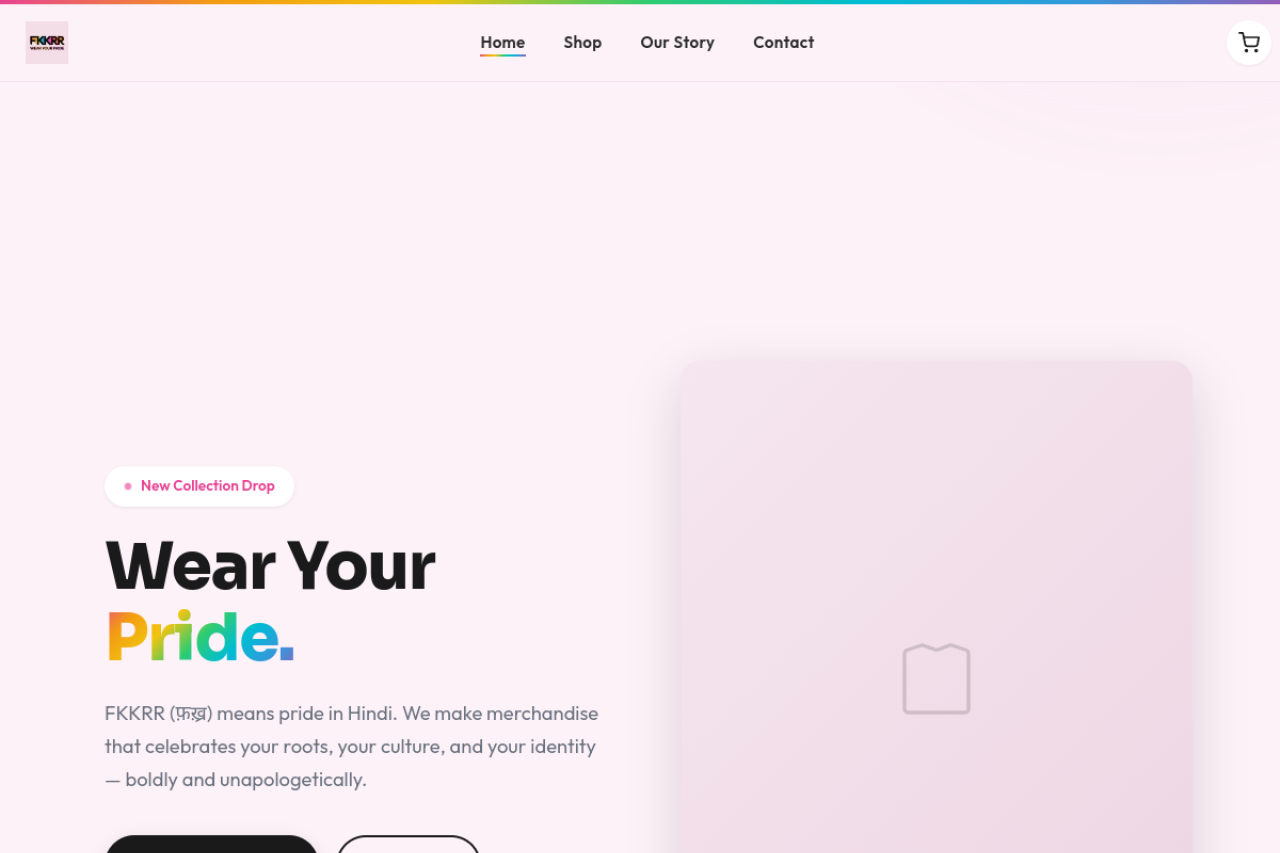 Full website screenshot of fkkrr.com