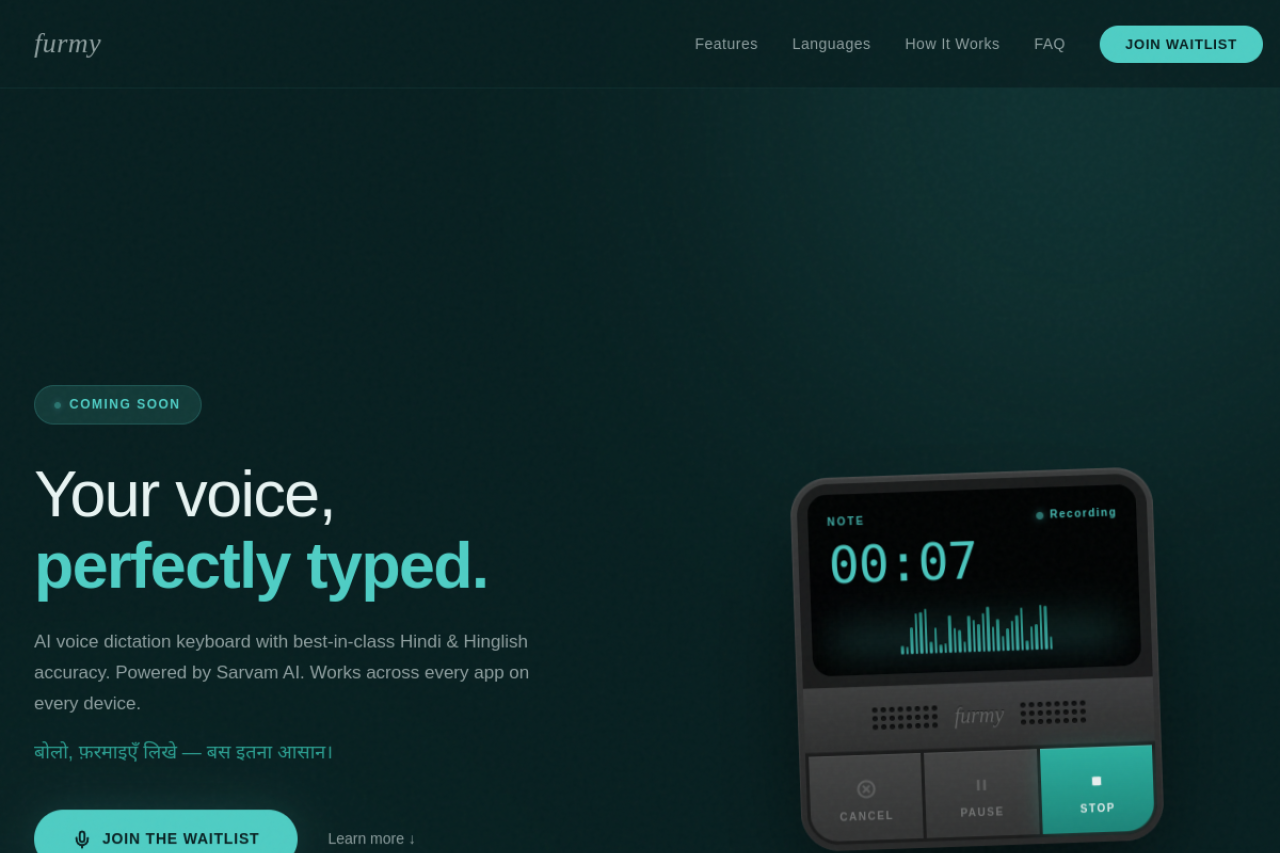 Full website screenshot of furmy.xyz