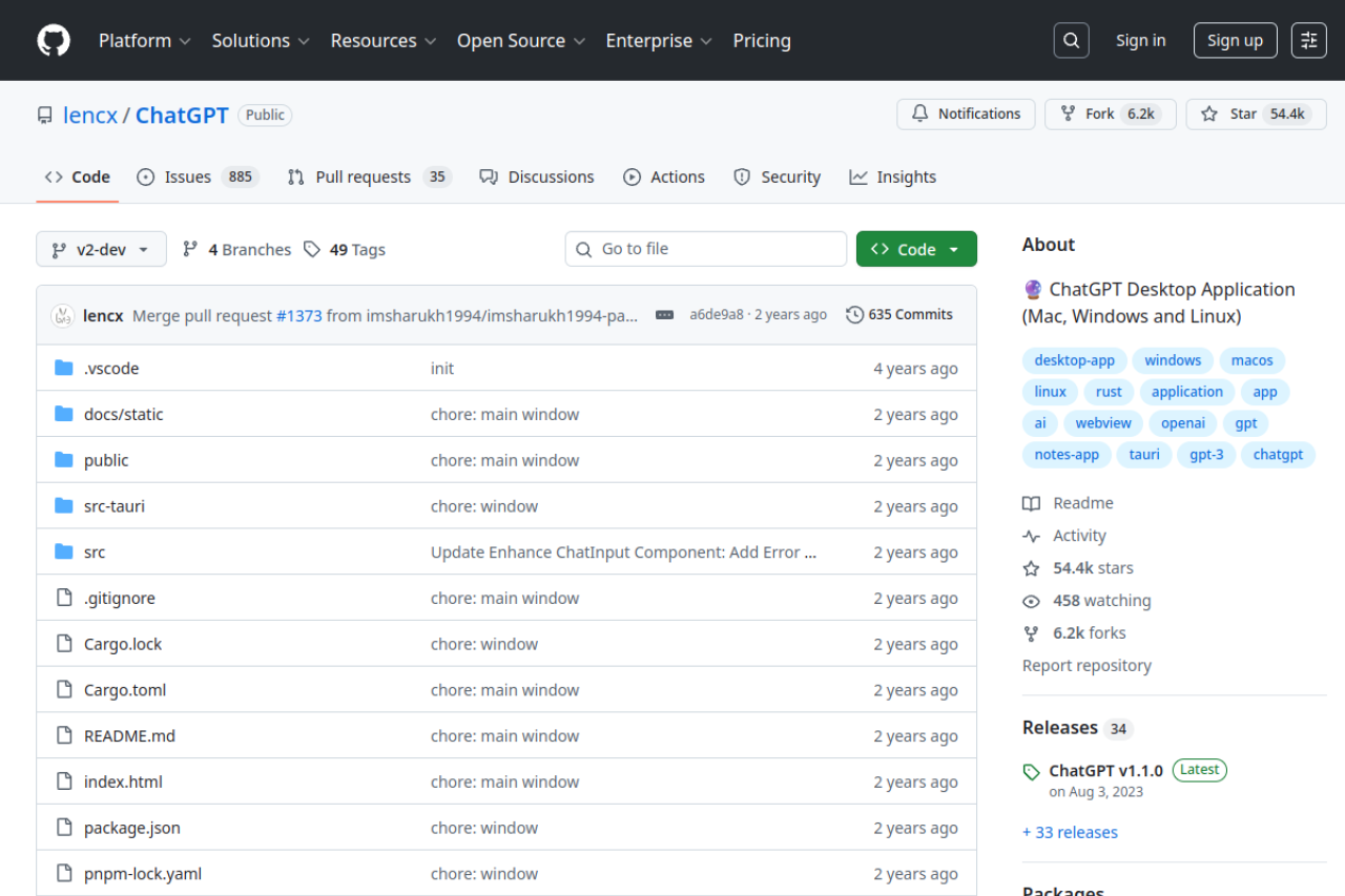 GitHub - lencx/ChatGPT: 🔮 ChatGPT Desktop Application (Mac, Windows and Linux) 界面预览