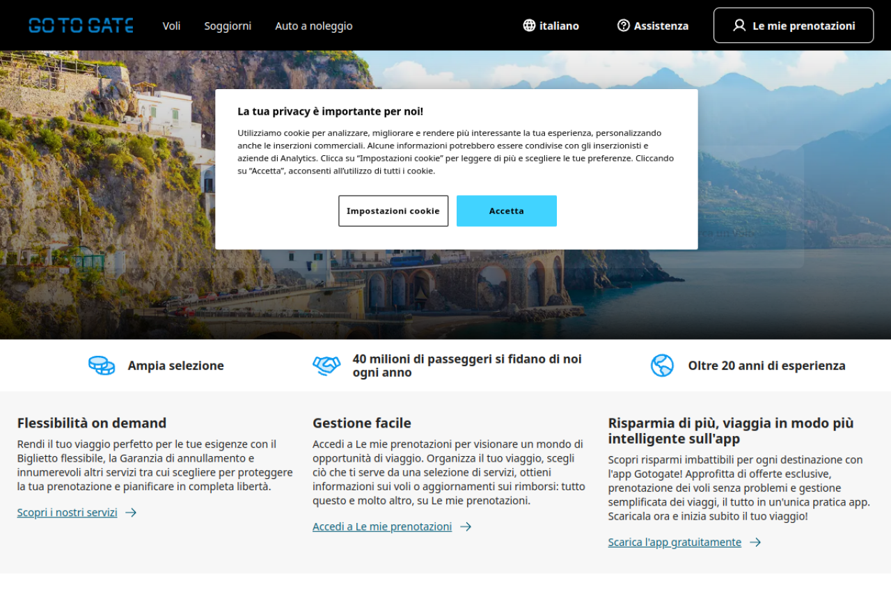gotogate.it screenshot