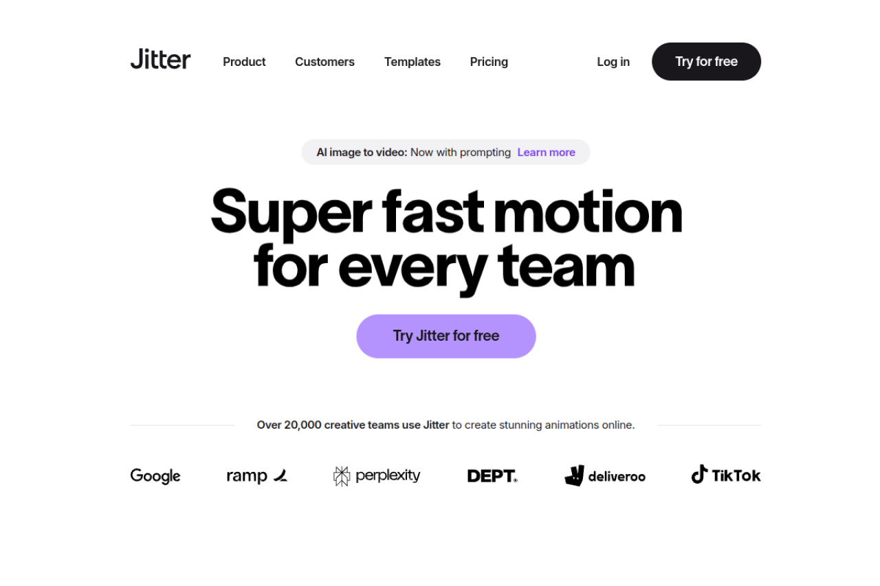 Jitter ·  A fast and simple mo
