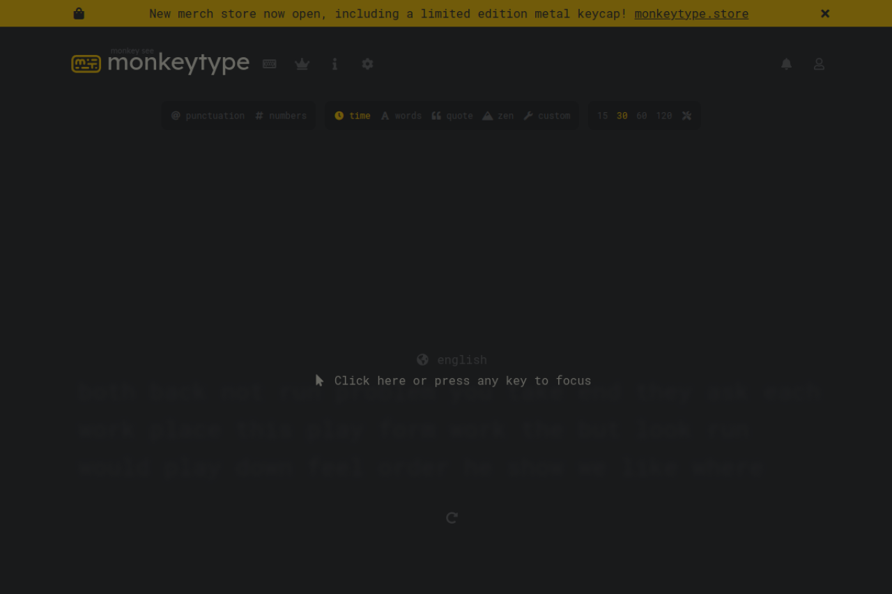 Monkeytype
