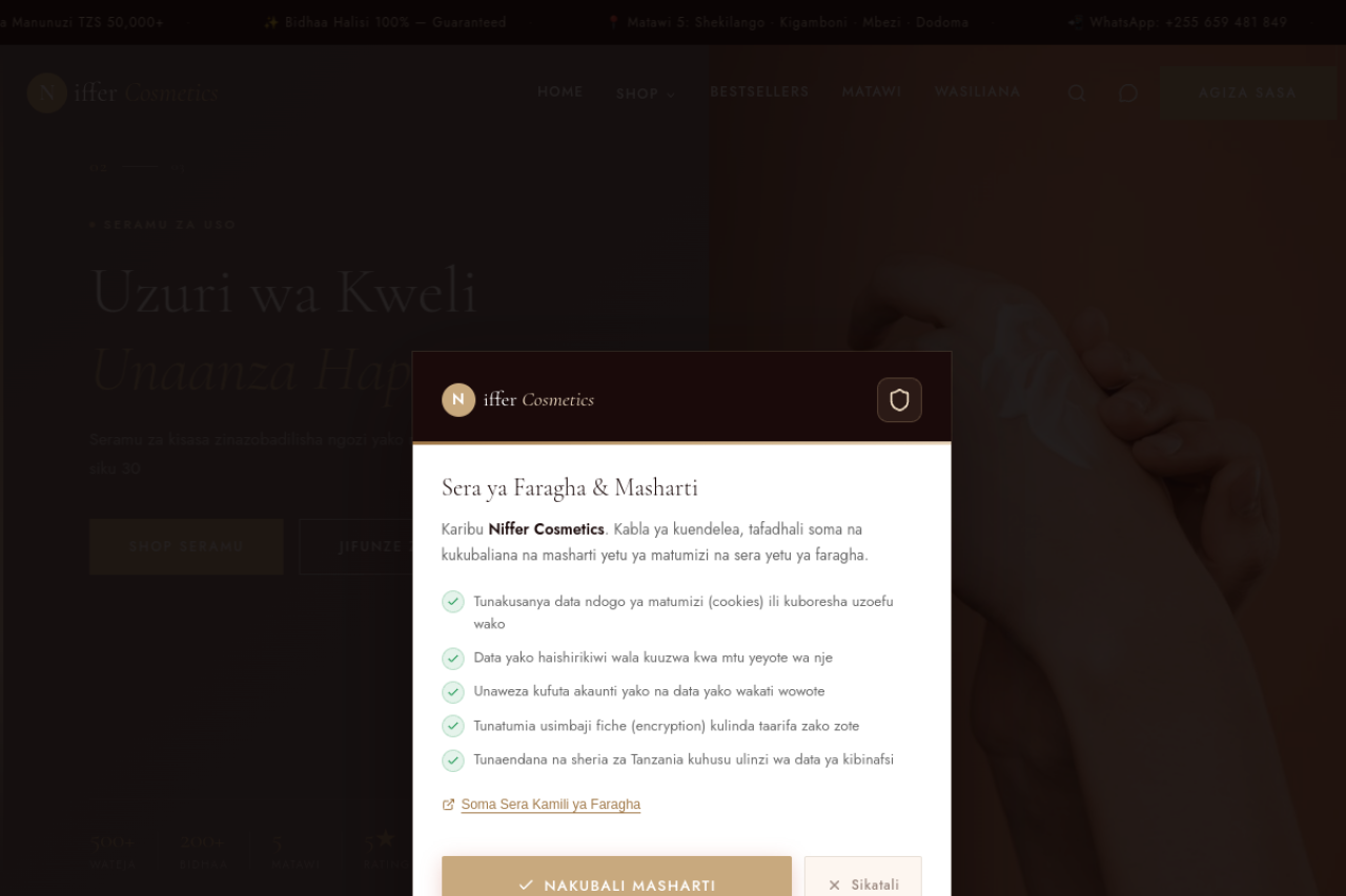 Business Website screenshot