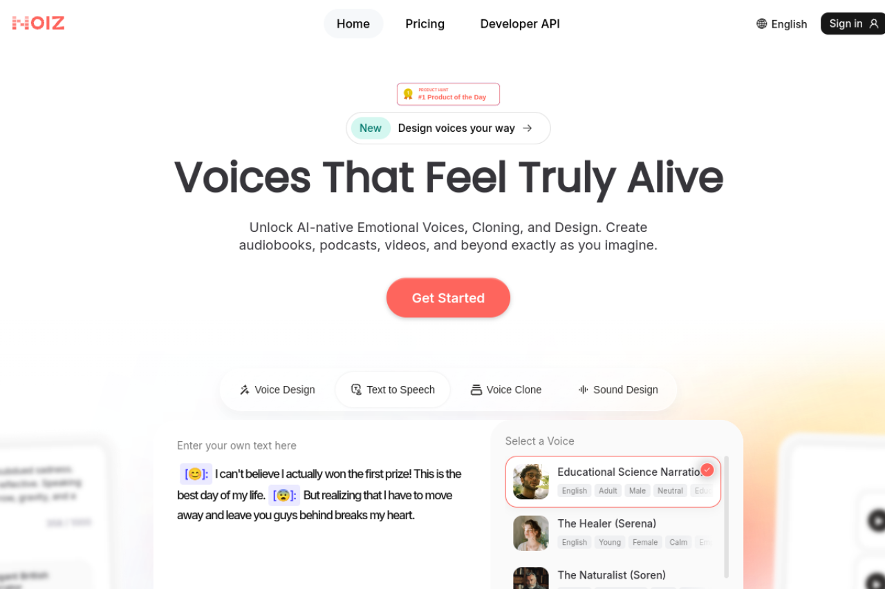 Noiz AI: AI Text to Speech, Vo