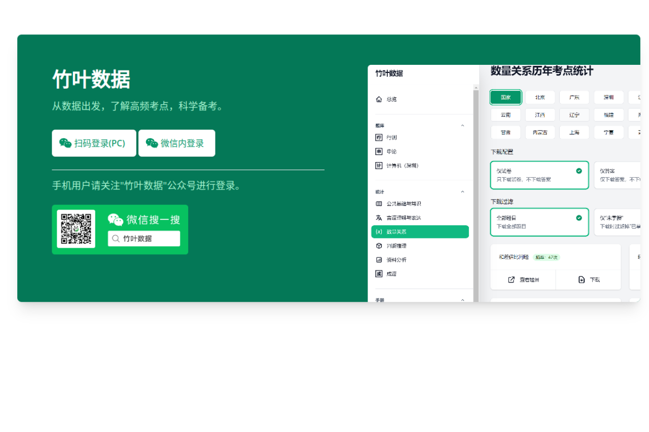 竹叶数据