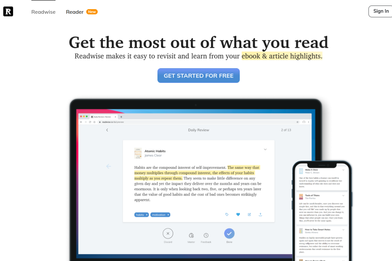 Preview of Readwise