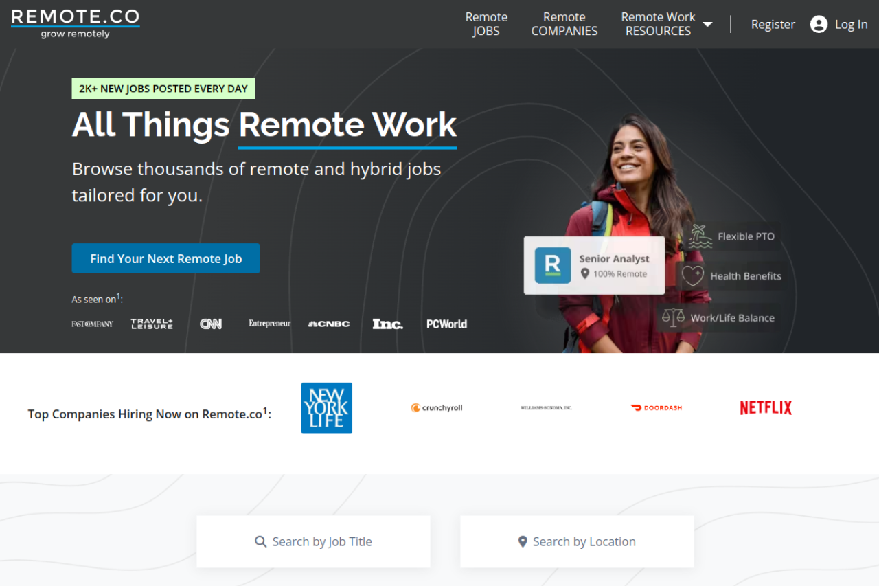 Remote Work: Jobs, Companies &