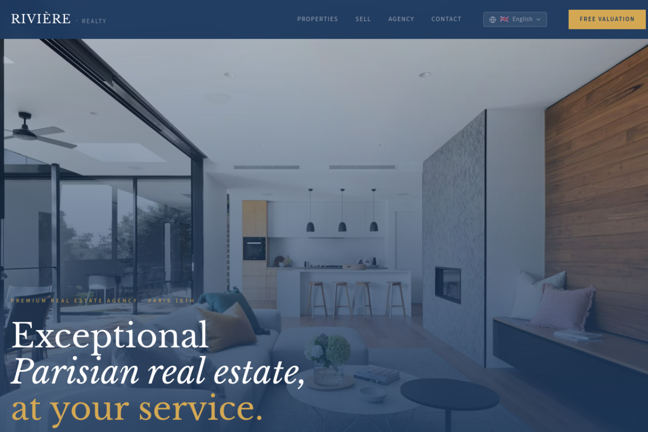 Luxury Real Estate Website