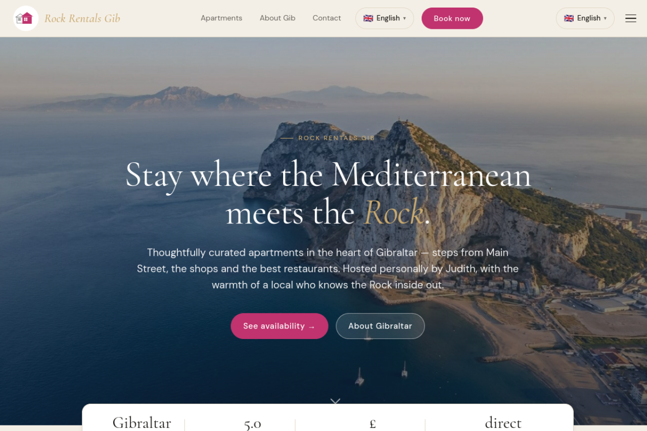 Holiday Rentals Website