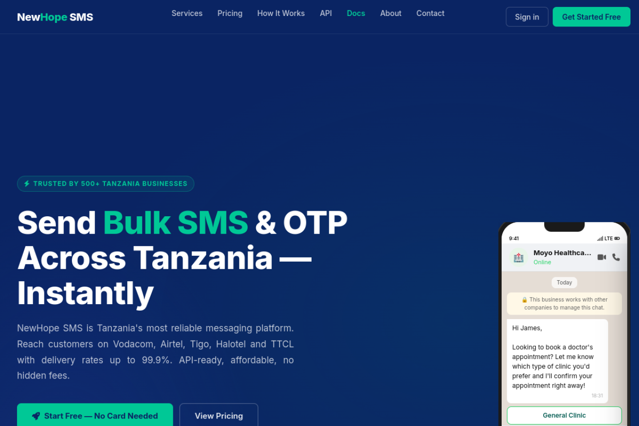 Bulk SMS Platform screenshot
