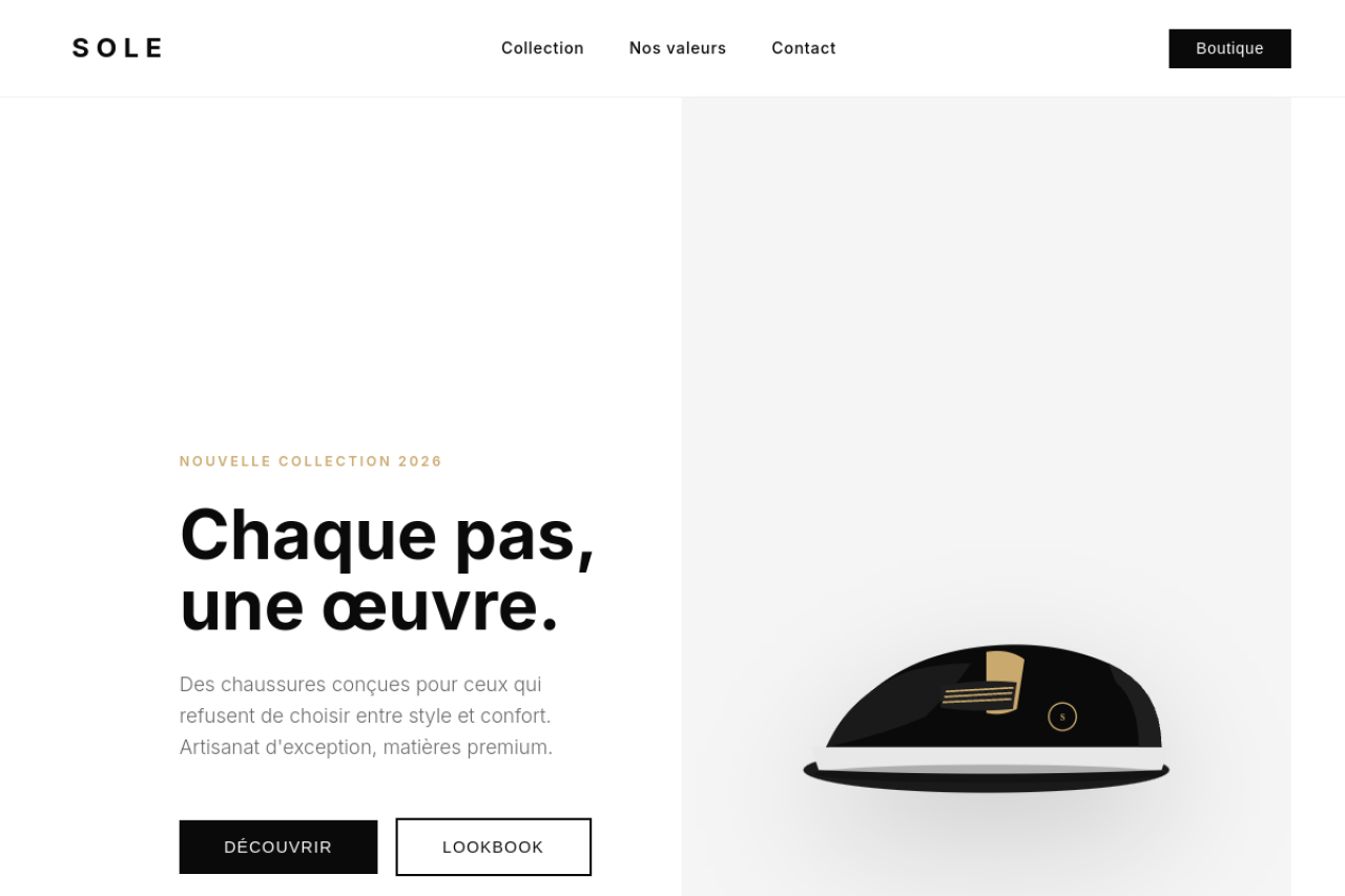 Luxury Footwear Store