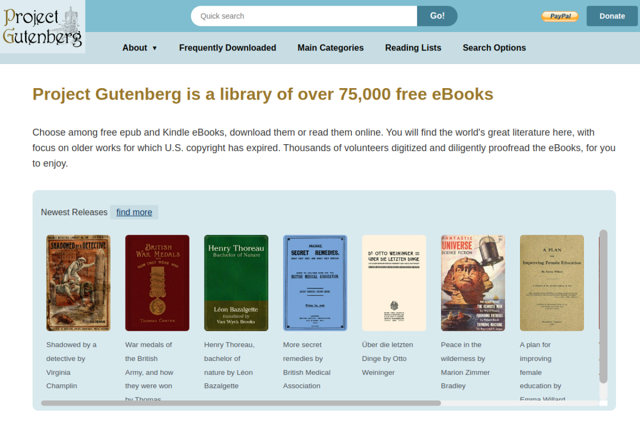 Project Gutenberg
