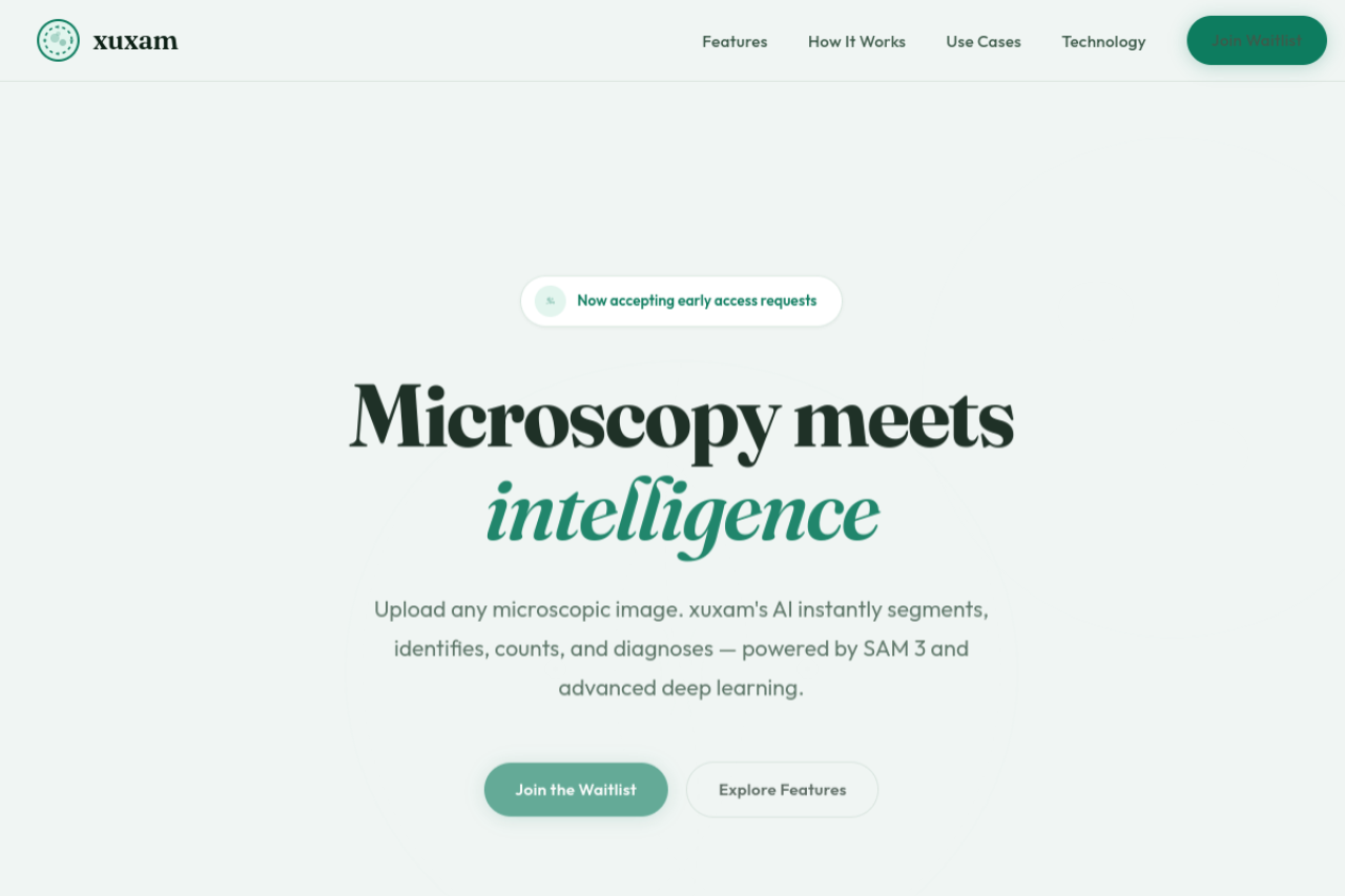 Full website screenshot of xuxam.com