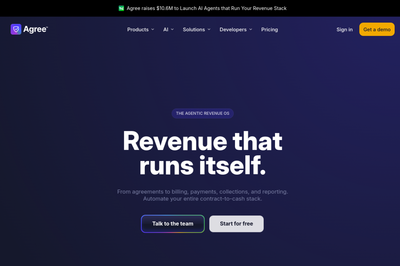 Agree Com website screenshot