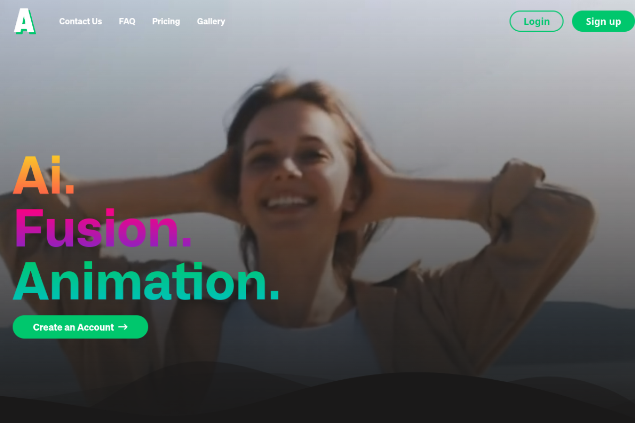 Animatable Ai Com website screenshot