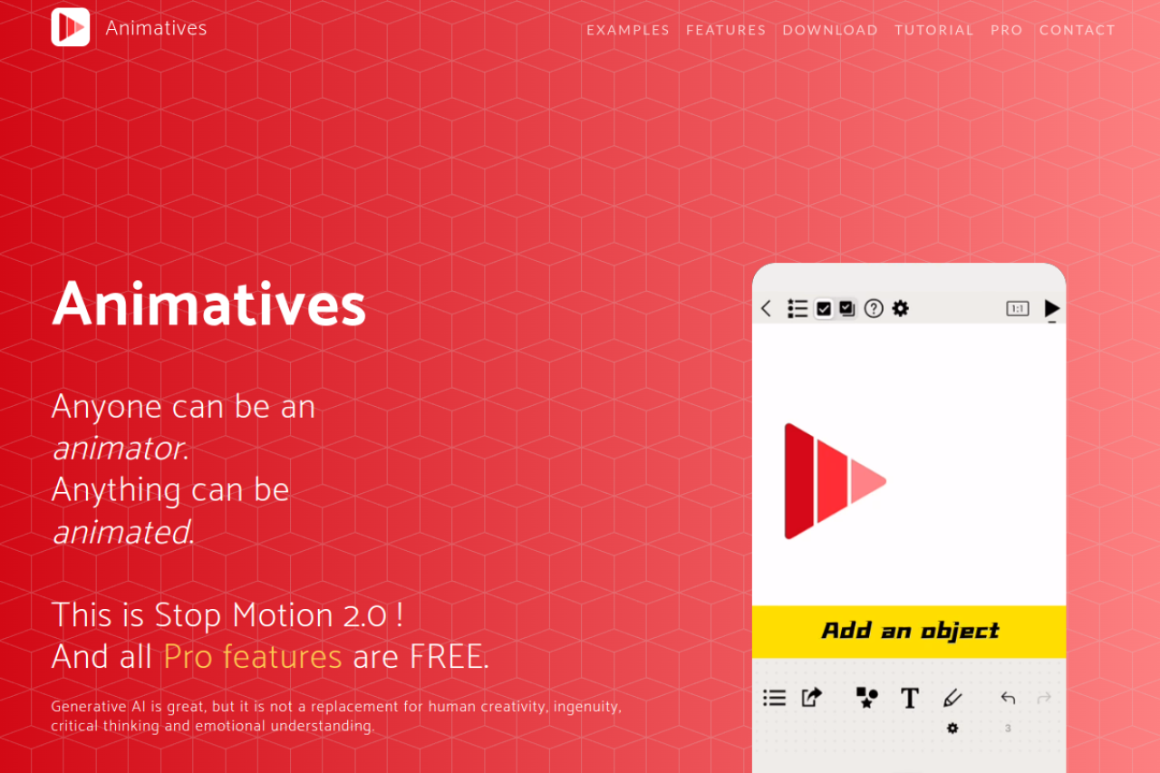 Animatives website screenshot