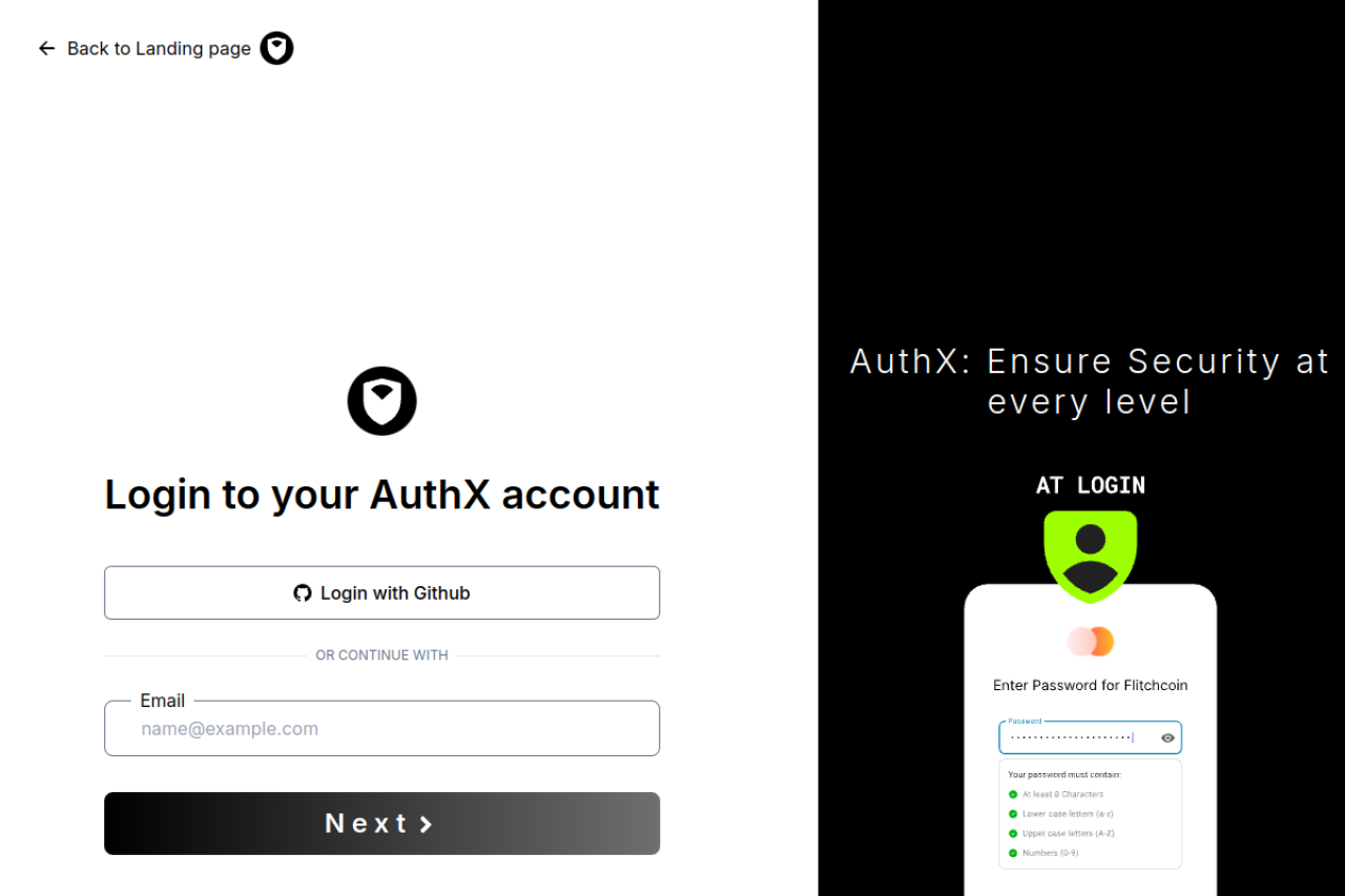 Trustauthx website screenshot