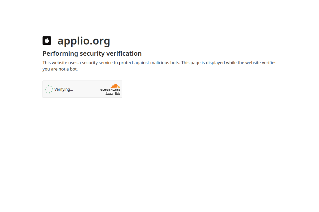 Applio website screenshot