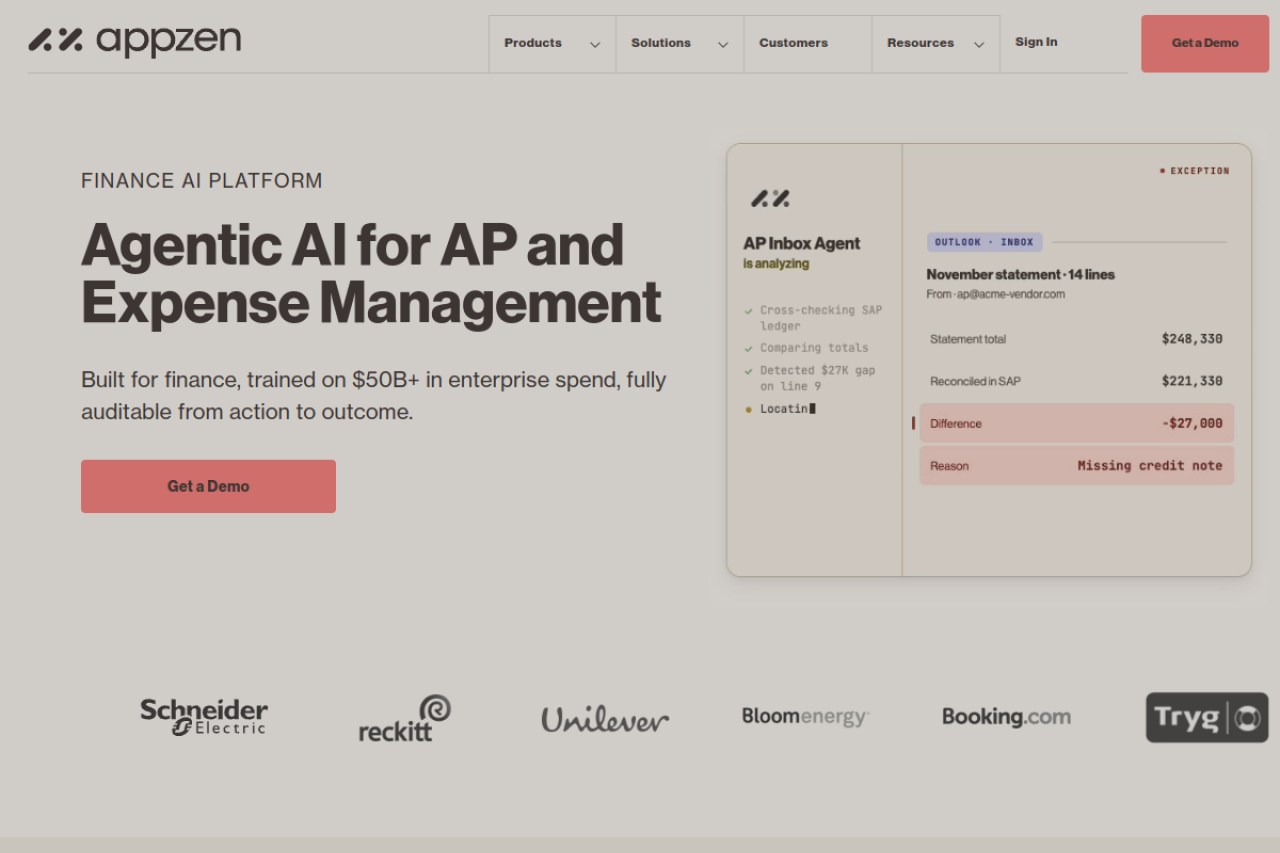 Appzen Com website screenshot
