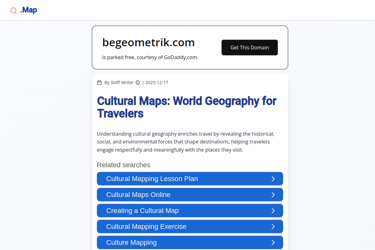 Geometrik website screenshot