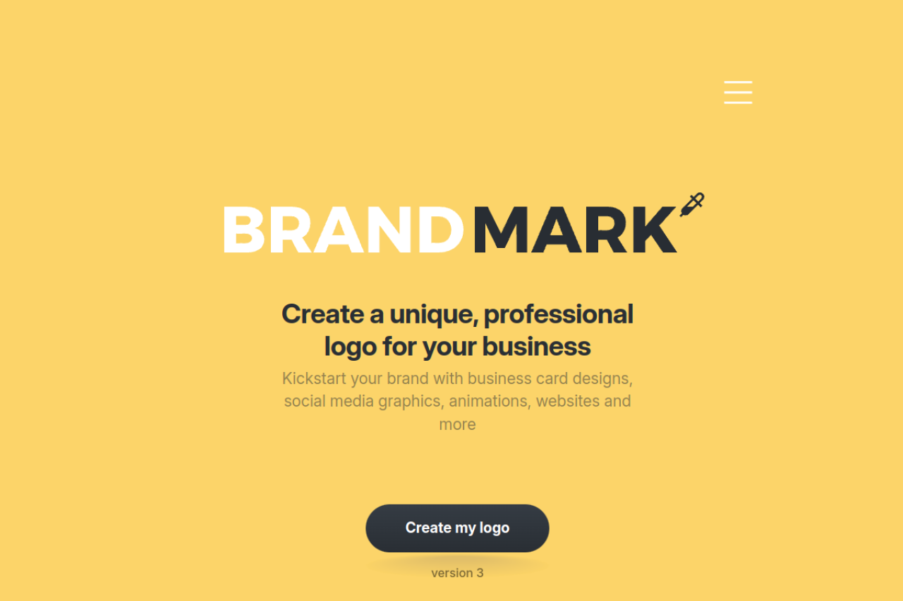 Brandmark website screenshot