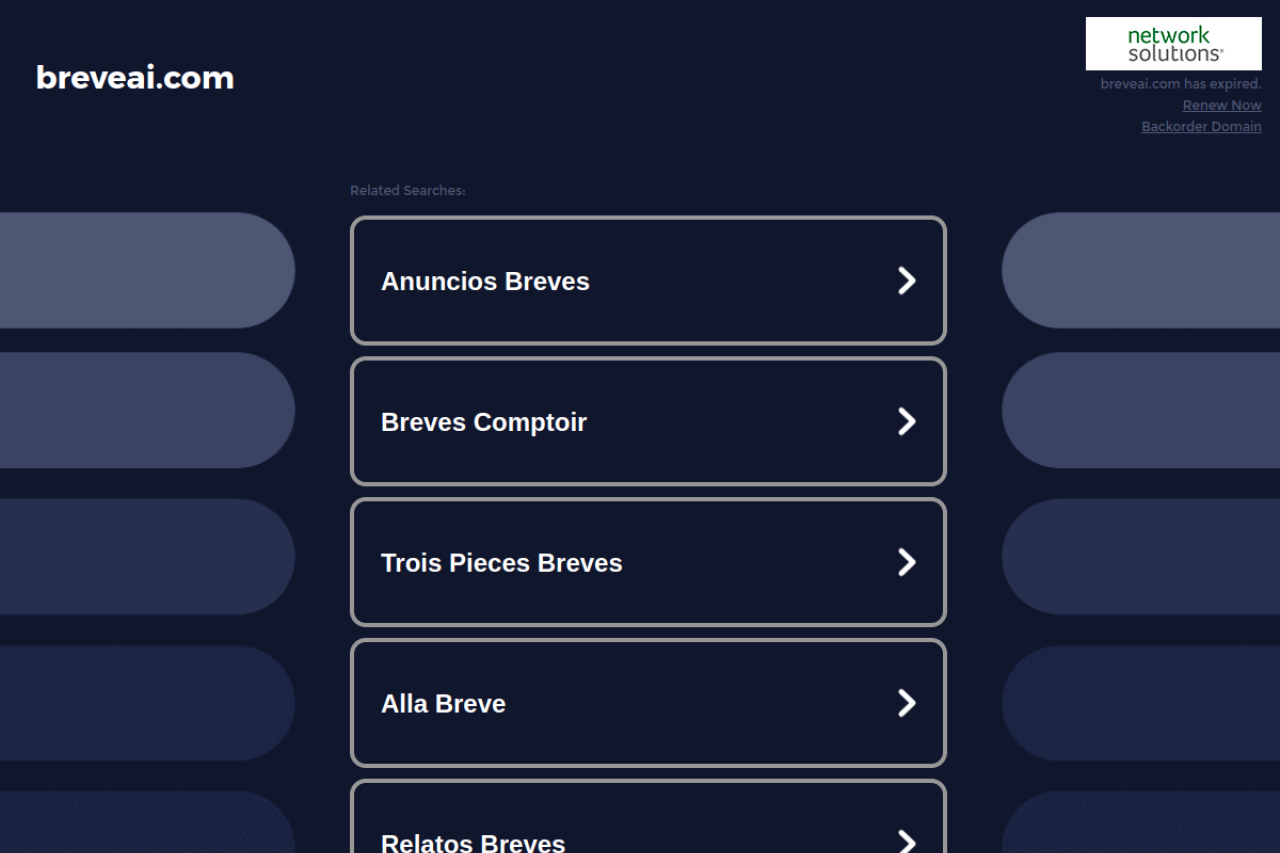 Breveai website screenshot