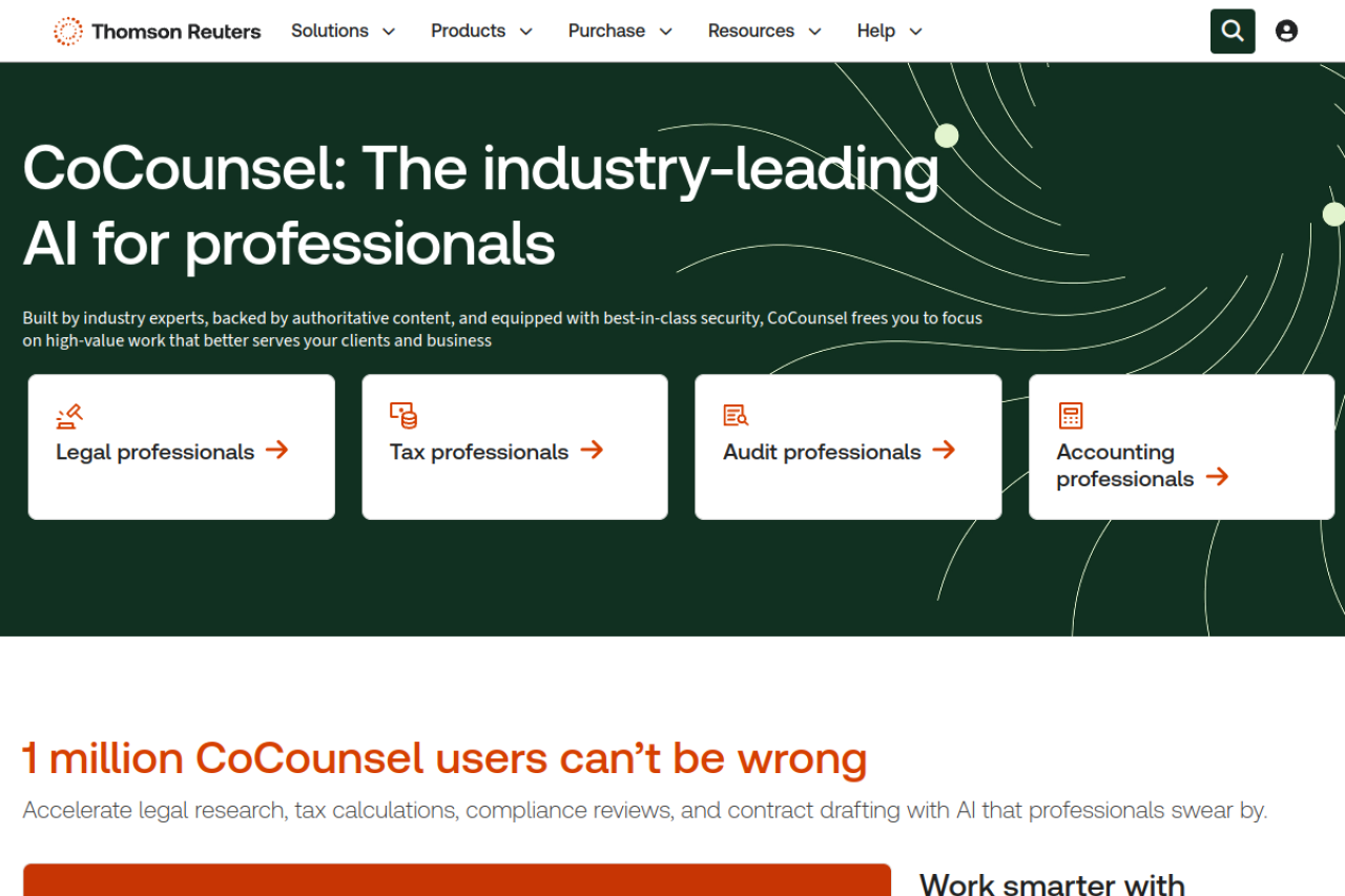 Casetext website screenshot
